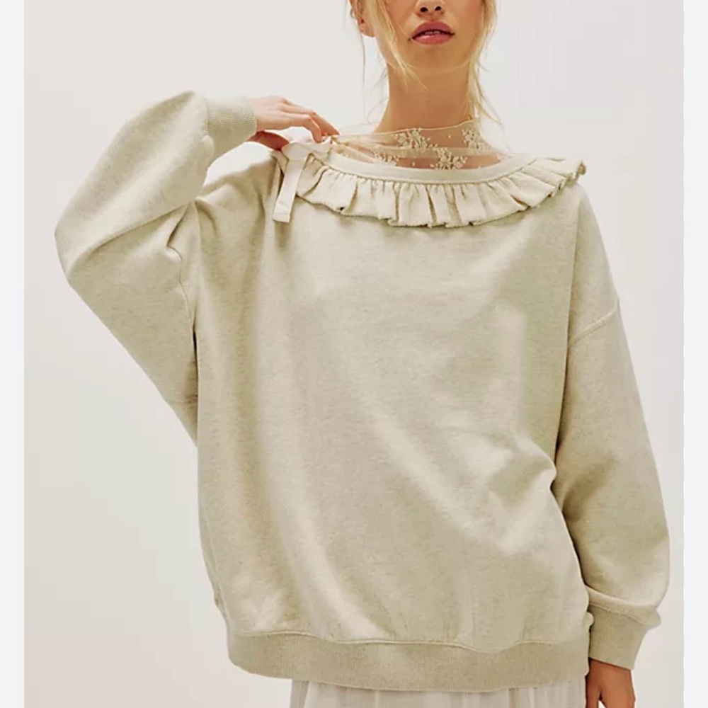 Free People Gift Wrapped Pullover Medium